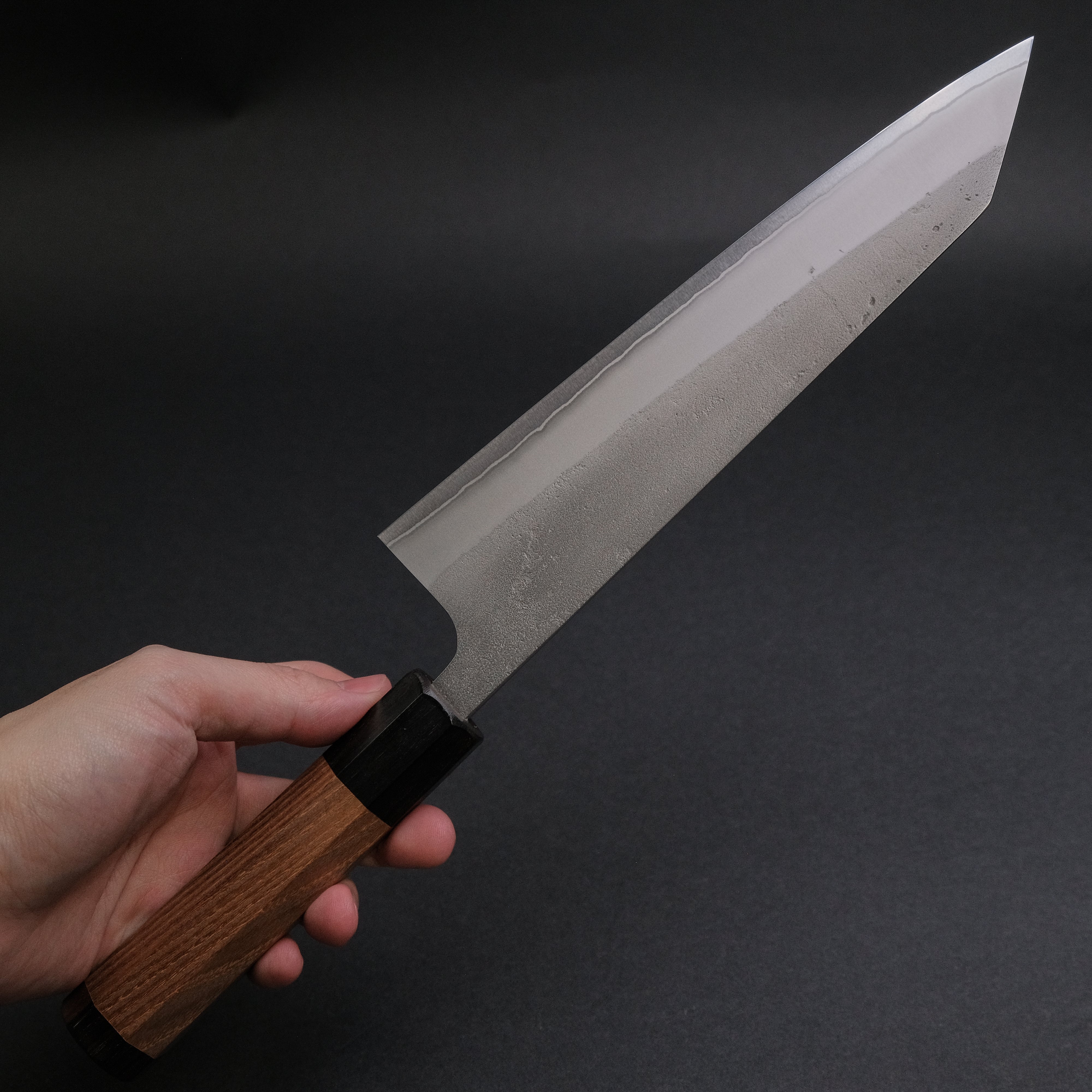Yoshikane White #2 Nashiji Kiritsuke Gyuto 210mm Japanese Chef Knife with Enju Handle - Perfect for Sushi, Meat Slicing & Precision Kitchen Tasks