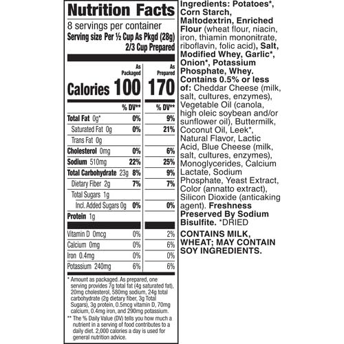 Betty Crocker Au Gratin Casserole Potatoes with Real Cheese - Twin Pack (8 oz Each) - Perfect for Family Dinners & Holiday Meals