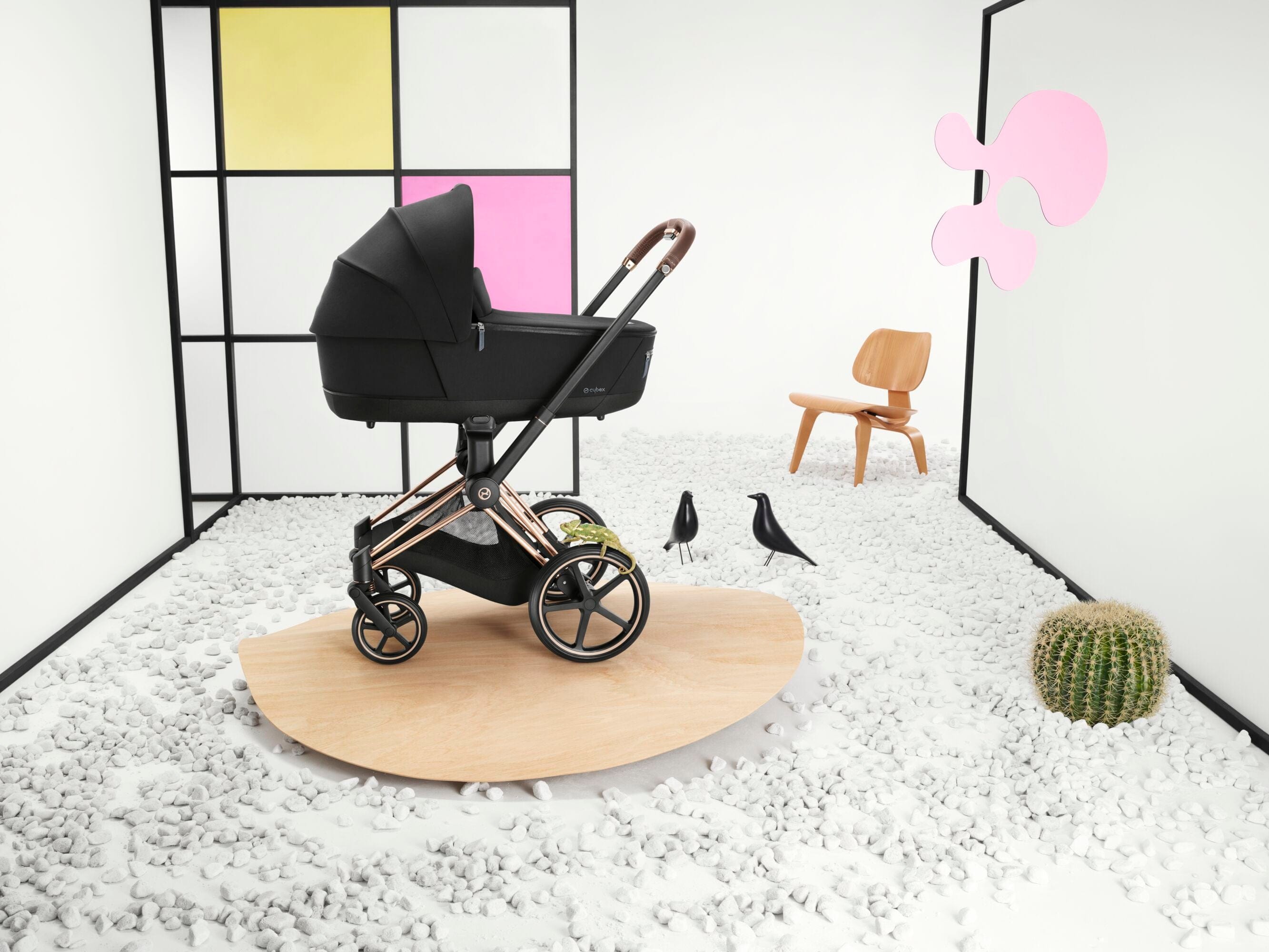 Cybex Priam 4 & ePriam 2 Lux Carry Cot - Premium Baby Stroller with Bassinet for Newborns | Perfect for City Walks, Shopping & Outdoor Adventures