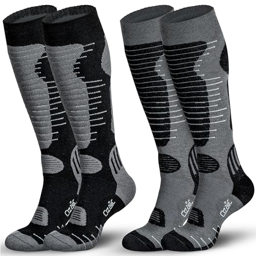 2 Pairs-black+grey