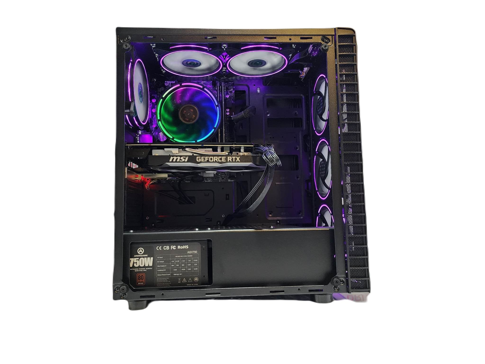 Pinnacle Desktop Gaming PC - AMD Ryzen 5, NVIDIA RTX 4060, 500GB/1TB/2TB SSD, 16GB/32GB/64GB RAM, Black A520 - Ultimate Gaming & Streaming Setup for Esports & 4K Gaming