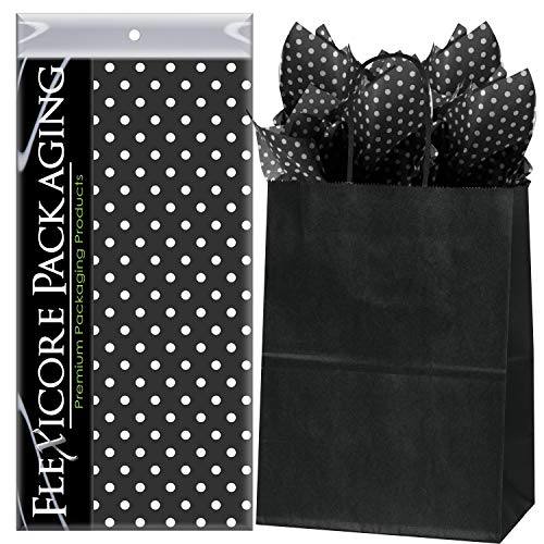 Black Polka Dots
