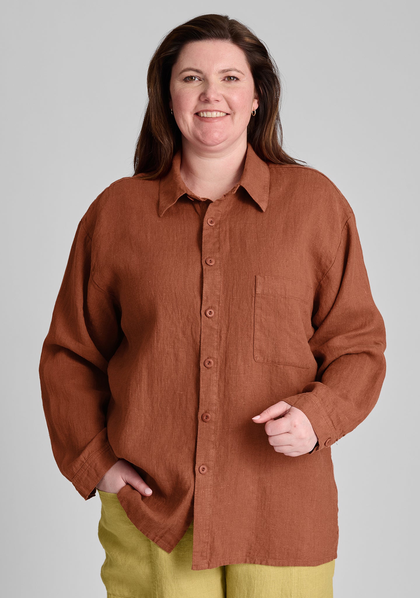 Premium Linen Button Down Shirt for Men & Women | Breathable & Comfortable Casual Wear | Perfect for Office, Travel & Summer Outfits