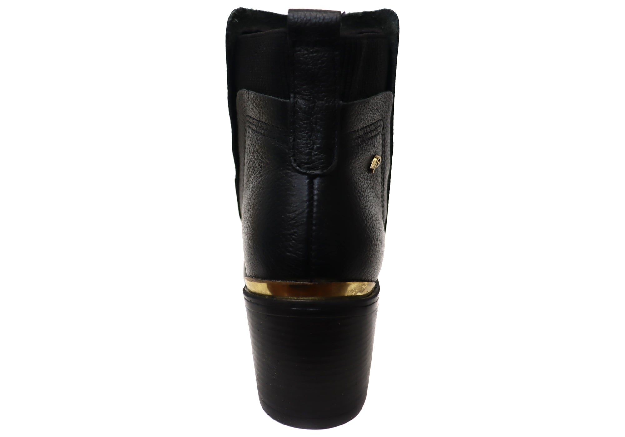 Pegada Lane Women's Mid Heel Leather Ankle Boots - Made in Brazil - Comfortable & Stylish for Work, Party & Everyday Wear