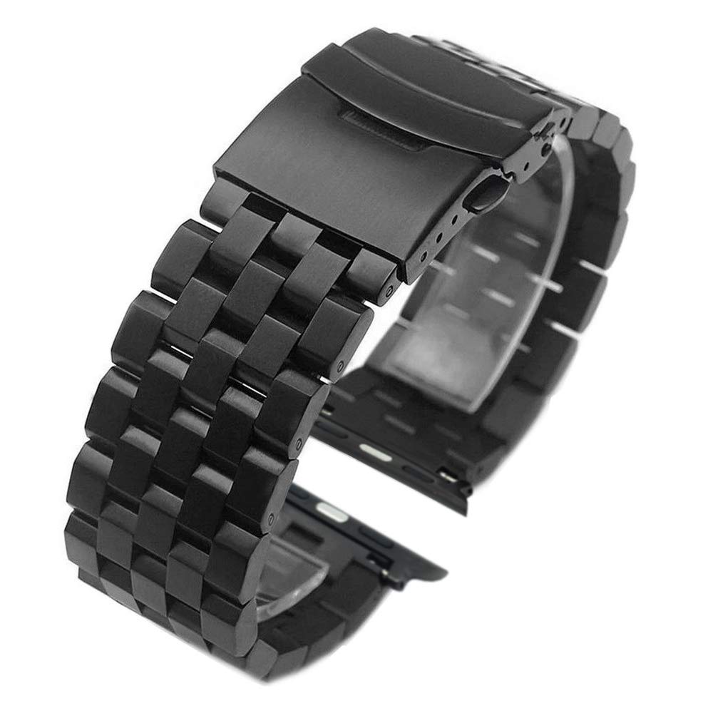 Premium Stainless Steel Apple Watch Band - Compatible with Apple Watch Ultra/Ultra 2, Series 9/8/7/6/5/4/3/2/1 & SE (38mm/40mm/41mm/42mm/44mm/45mm/49mm) - Durable Metal Strap for Men & Women - Perfect for Workouts, Office & Everyday Wear