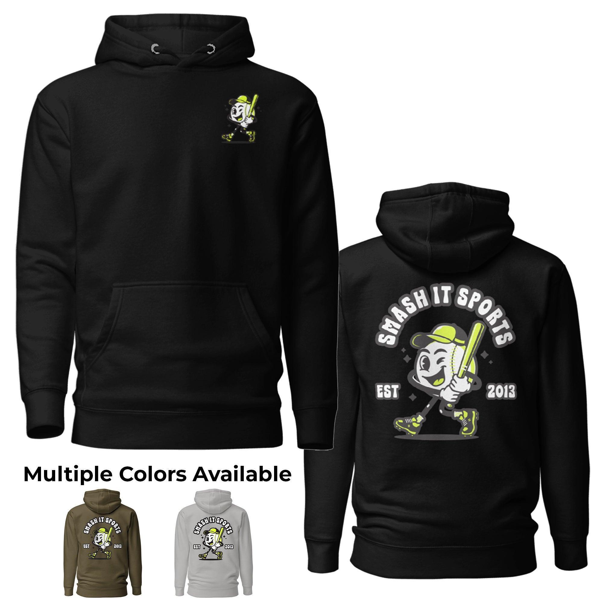 Element Fleece Hoodie Smashie (Black/Volt) - Cozy Pullover for Men & Women - Perfect for Outdoor Activities, Gym & Casual Wear