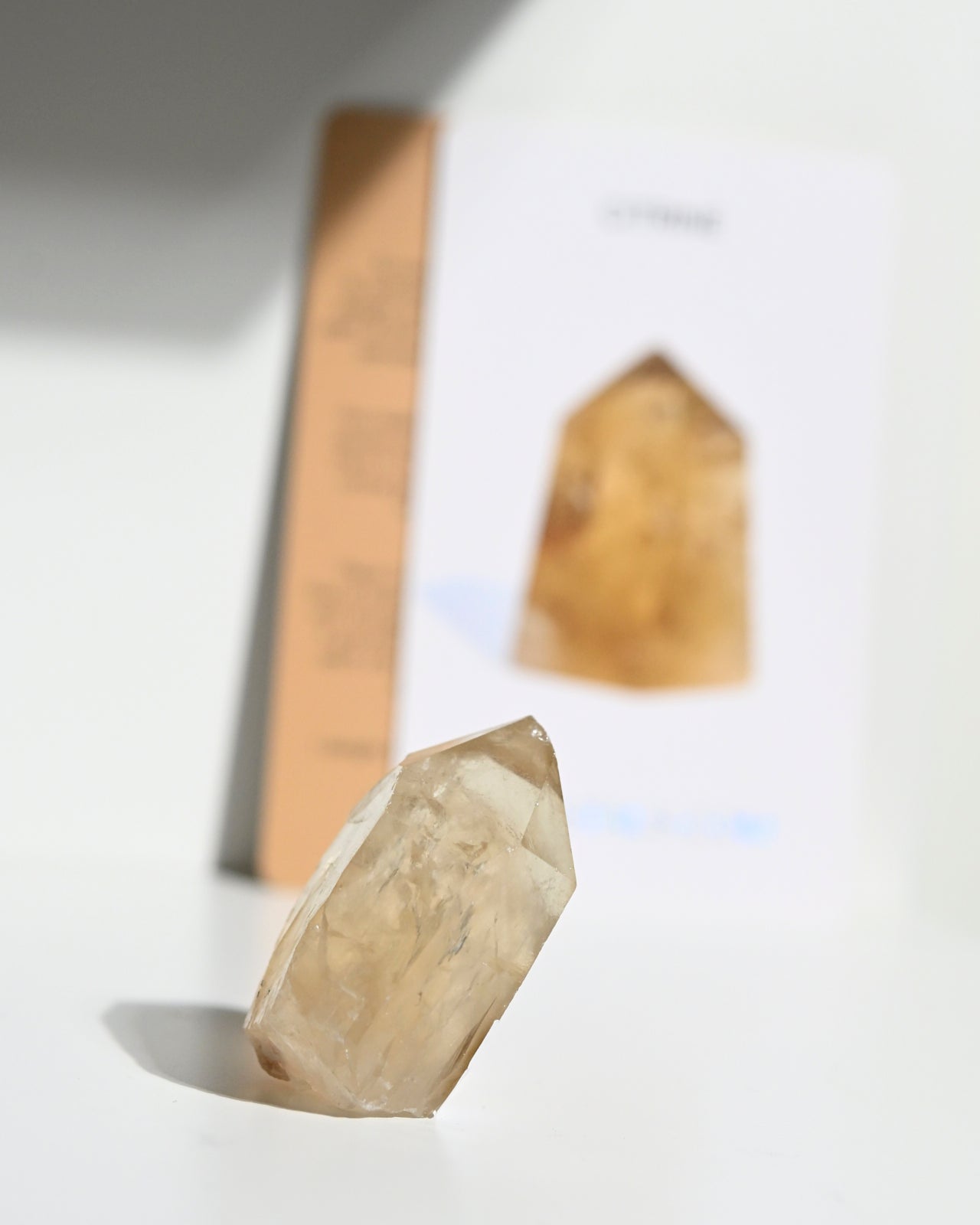 Natural Elestial Citrine Crystal Point - Healing Stone for Meditation, Chakra Balancing & Spiritual Growth - Perfect for Home Decor, Yoga & Energy Work