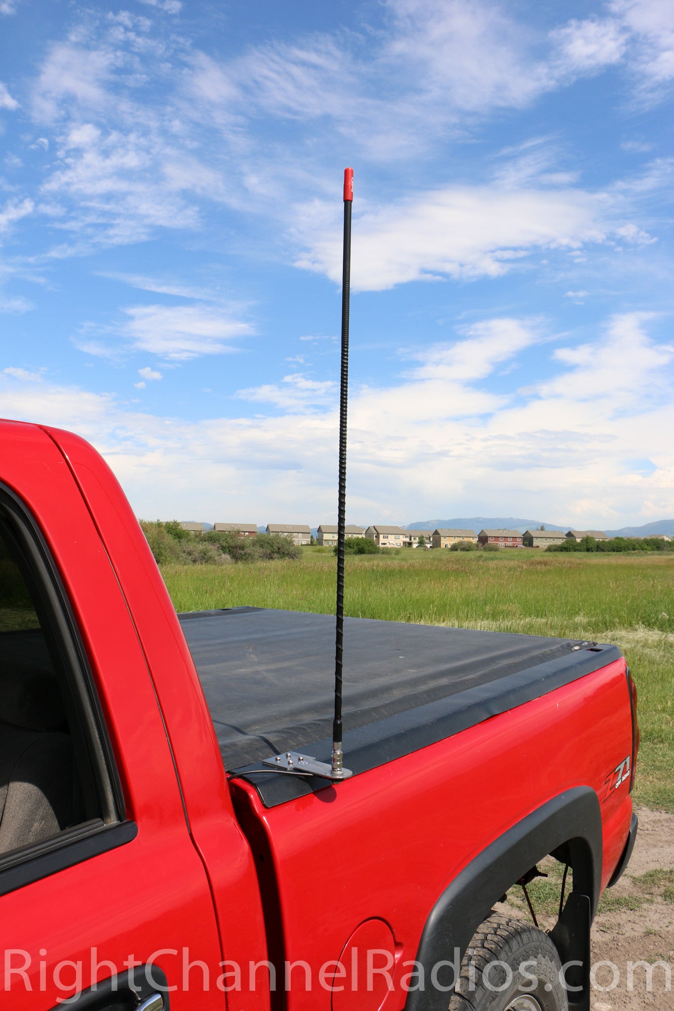 Heavy Duty CB Antenna Mount for Truck Stake Holes - Secure & Adjustable Radio Antenna Bracket - Perfect for Off-Roading, Camping & Long Haul Trucking