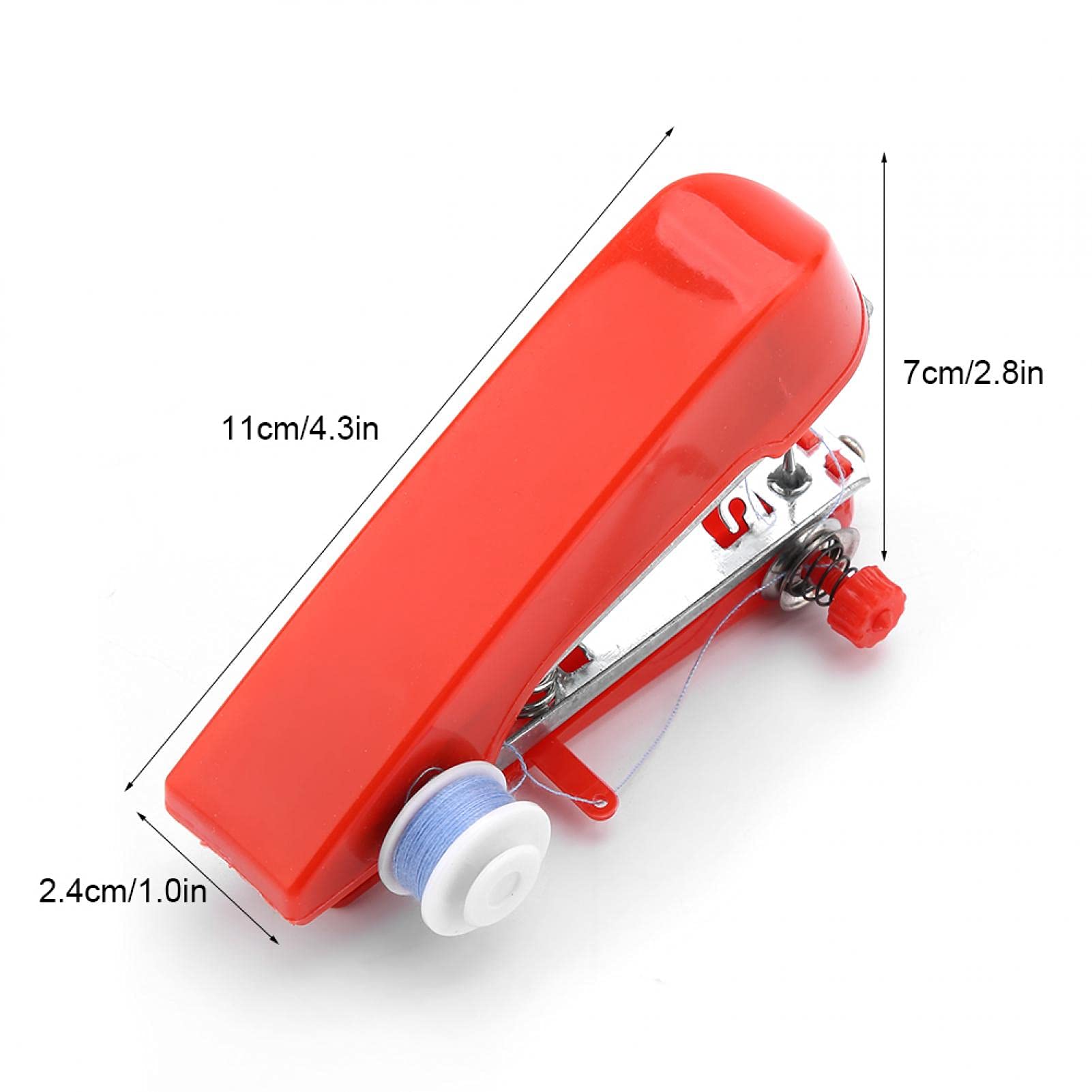 Portable Mini Sewing Machine for Travel - Compact Handheld Stitching Tool for Home, Office & Emergency Repairs | Perfect for Quick Fixes, DIY Crafts & On-the-Go Tailoring