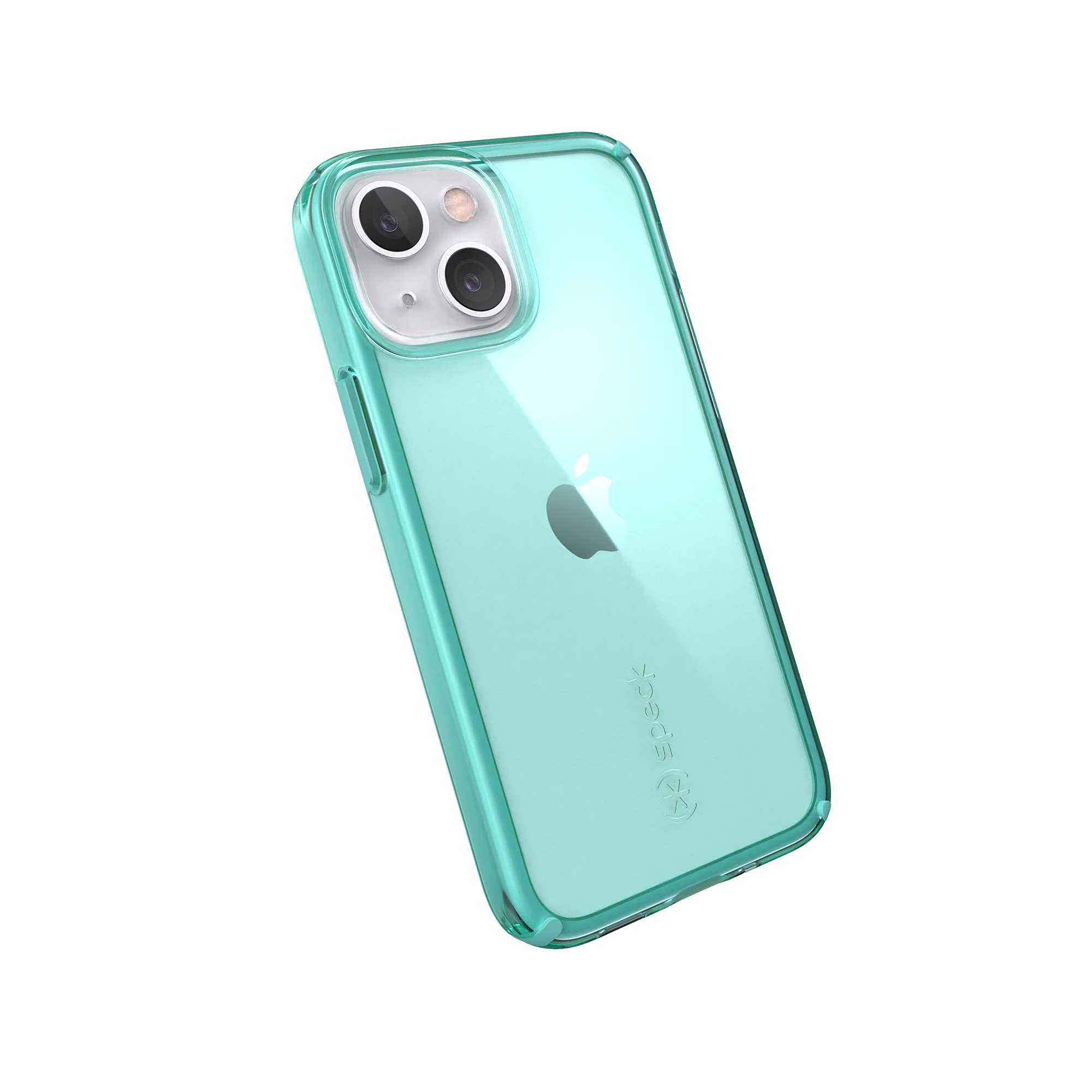 Speck Gemshell iPhone 13 mini / iPhone 12 mini Case - Fantasy Teal & Pool Teal Slim Protective Cover | Perfect for Everyday Use, Travel & Outdoor Activities