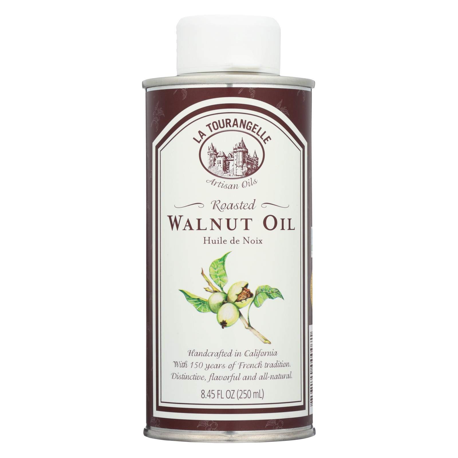 Premium Organic Roasted Walnut Oil - Cold Pressed, Rich in Omega-3, Perfect for Salad Dressings, Baking & Gourmet Cooking
