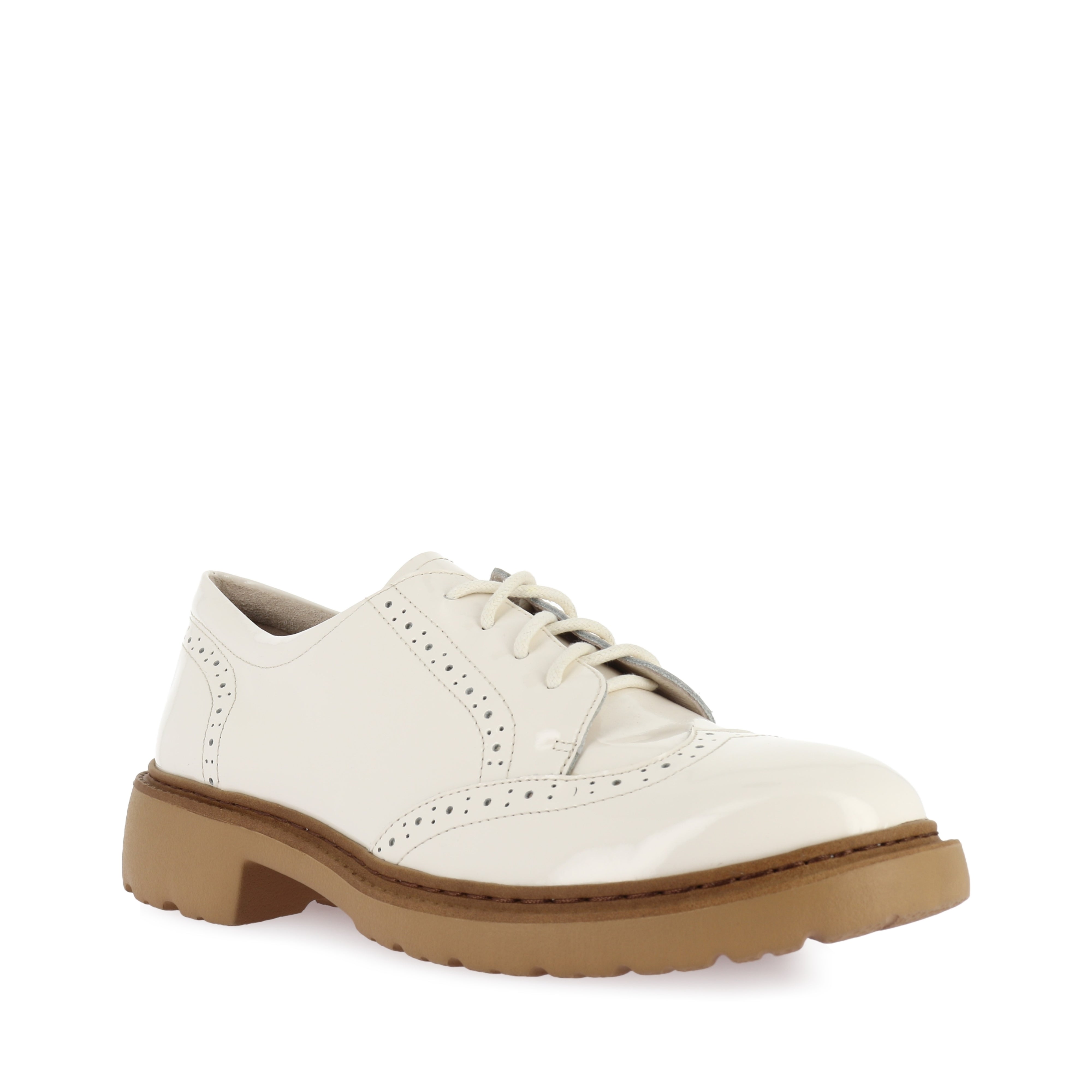 BRUMMEL IVORY PATENT LEATHER SHOES - Elegant & Stylish Women's Dress Pumps for Weddings, Parties & Formal Events