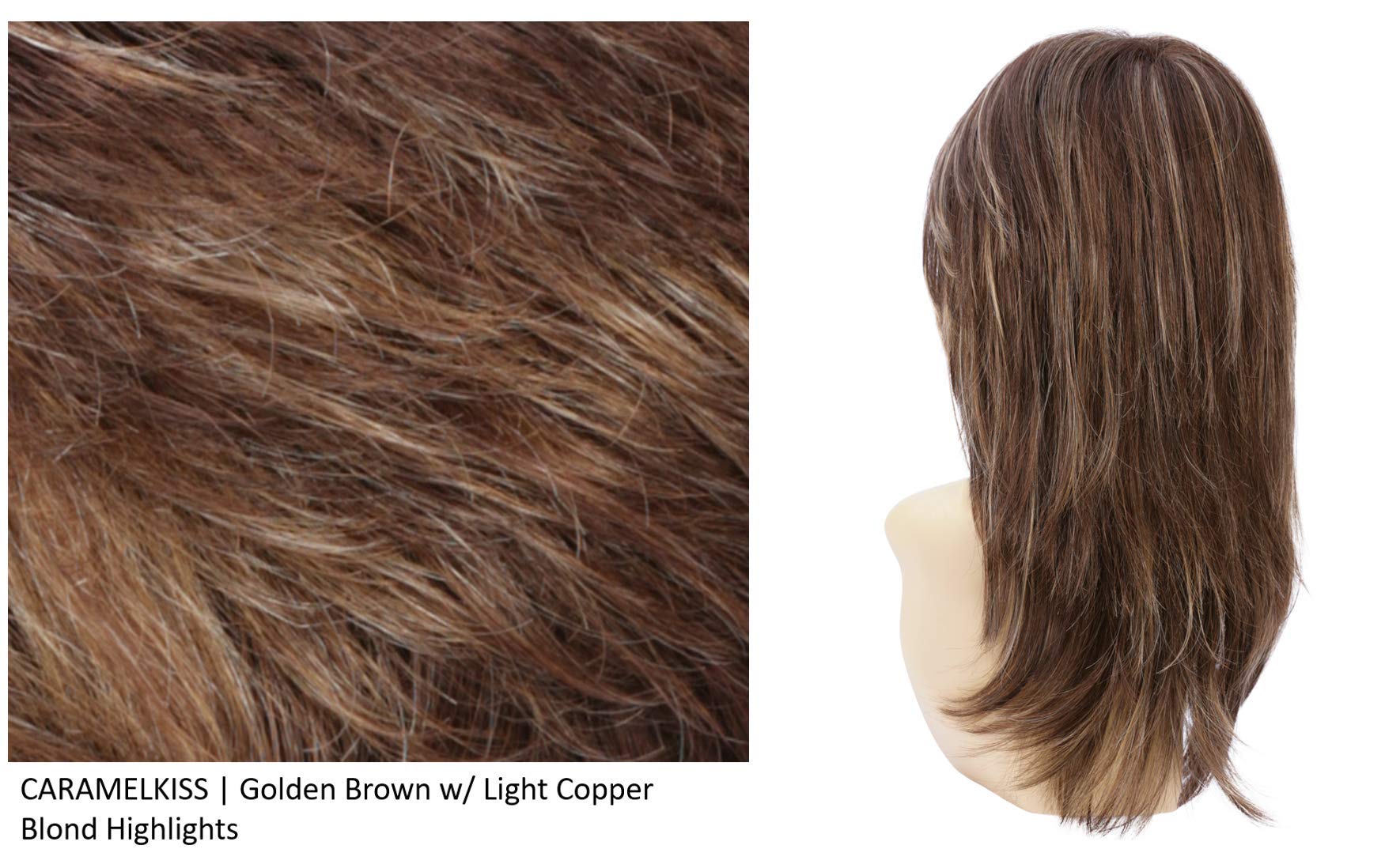 FINN Front Lace Wig by Estetica - 5 Piece Bundle with Wig, Wig Liner, Wide Tooth Comb, 4 oz Belle of Hope Luxury Shampoo & 19 Page Guide (Caramel Kiss) | Perfect for Daily Wear, Cosplay & Special Occasions