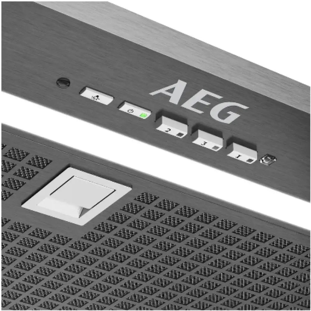 AEG DGE7670HB 52cm Integrated Rangehood in Dark Stainless Steel - Powerful Kitchen Ventilation for Smoke and Odor Removal