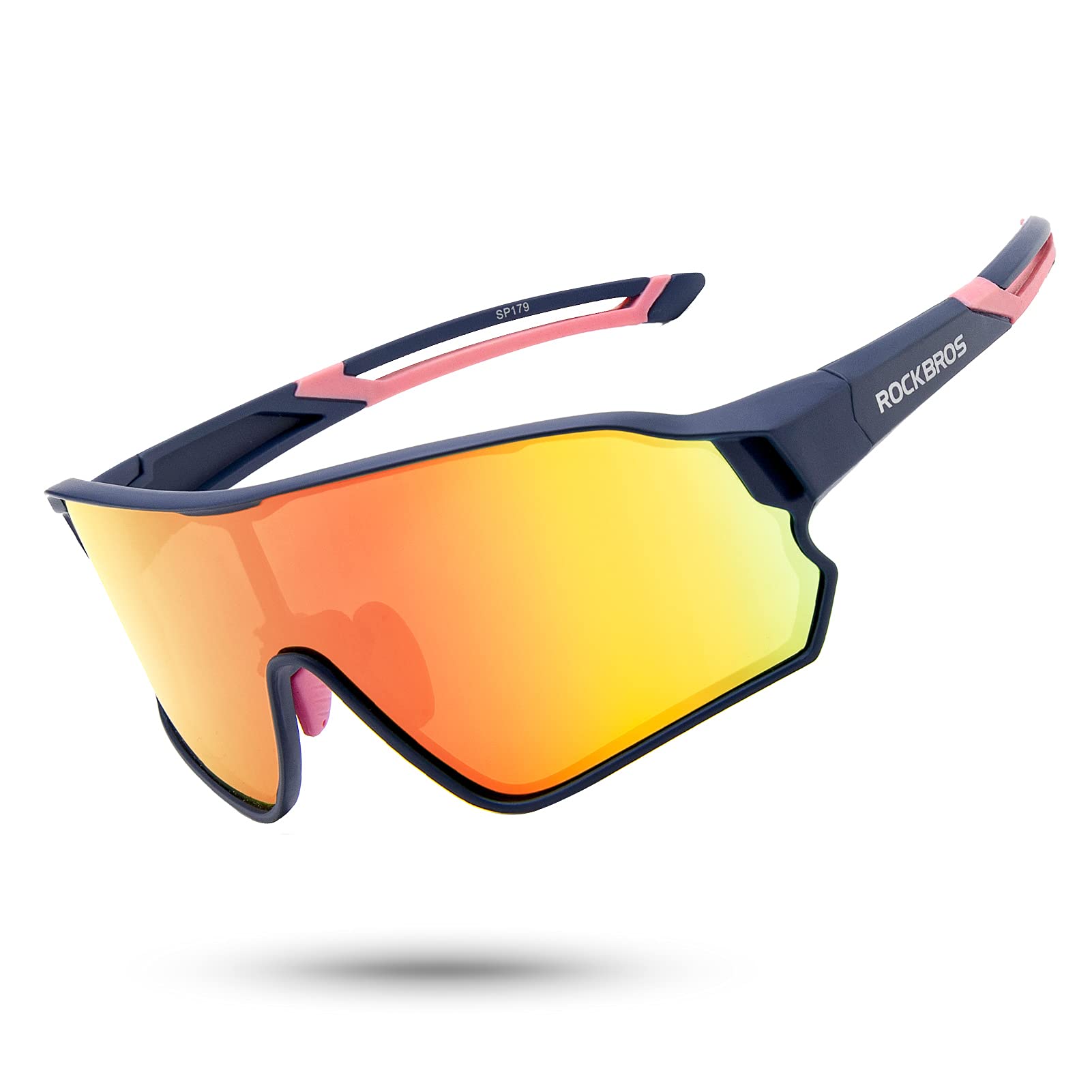ROCKBROS Polarized Sunglasses UV400 Protection for Women & Men - Lightweight Cycling Glasses for Outdoor Sports, Driving, Hiking & Beach Activities