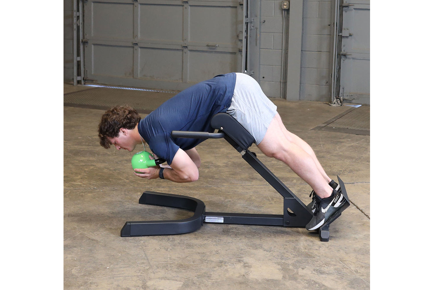 Body Solid 45 Degree Ab/Back Hyperextension Bench - Home Gym Equipment for Core Strength Training & Lower Back Workouts - Perfect for Home Fitness & Strength Training Routines