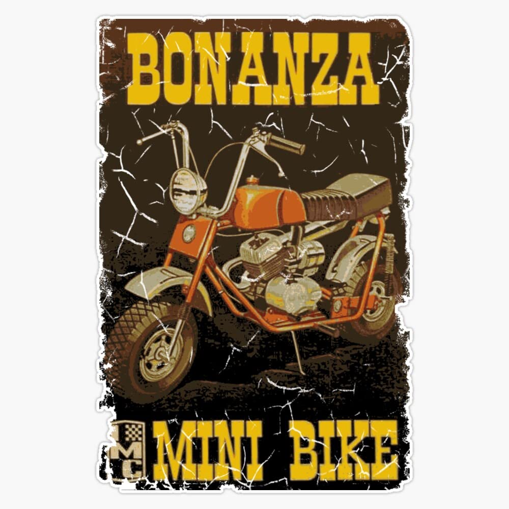 Vintage Mini Bikes USA Sticker - 5
