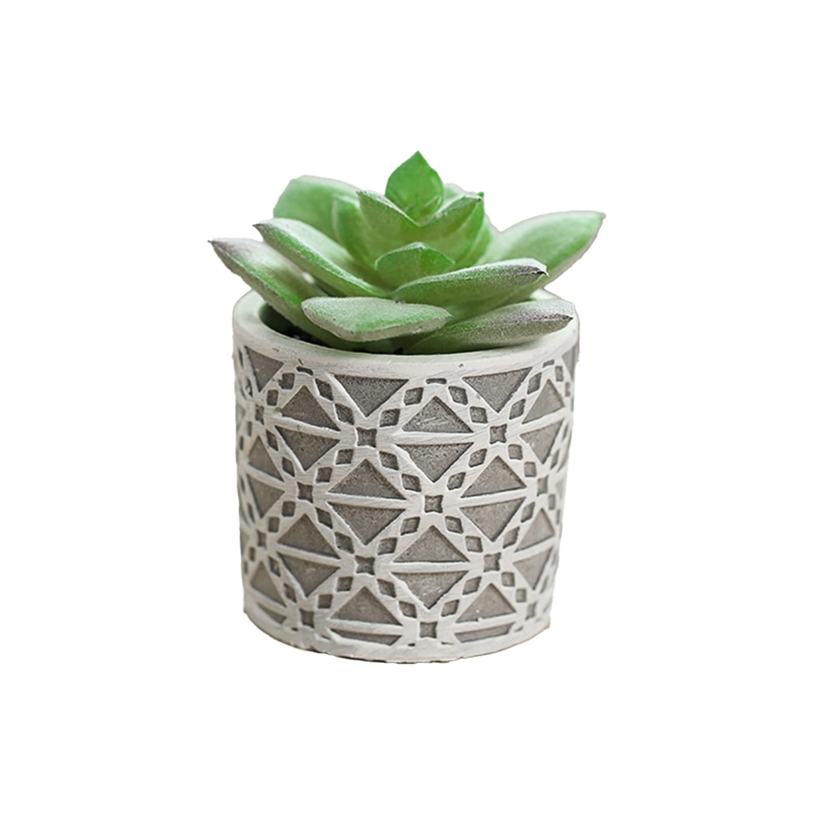 Realistic Fake Potted Plants - 12 Pack Mini Artificial Succulents with Real Touch PVC Leaves, Low Maintenance Home Decor for Office Desk, Living Room, and Bathroom