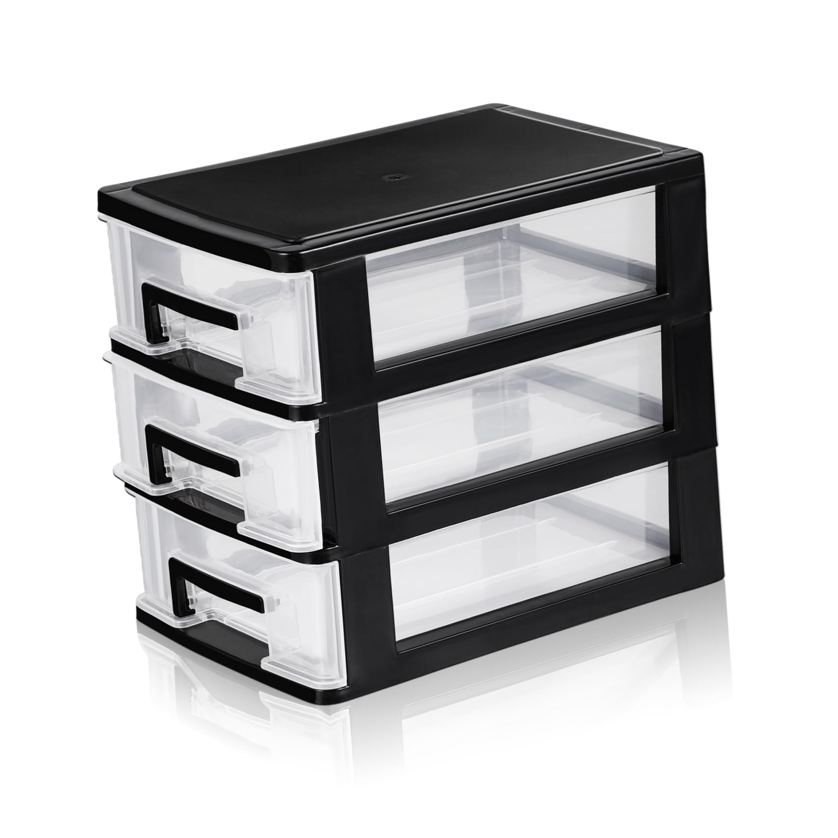 VOSAREA Desktop Storage Organizer with Multi-Layer Drawers - Office & Home Organization Solution for Stationery, Makeup, Crafts & Small Accessories