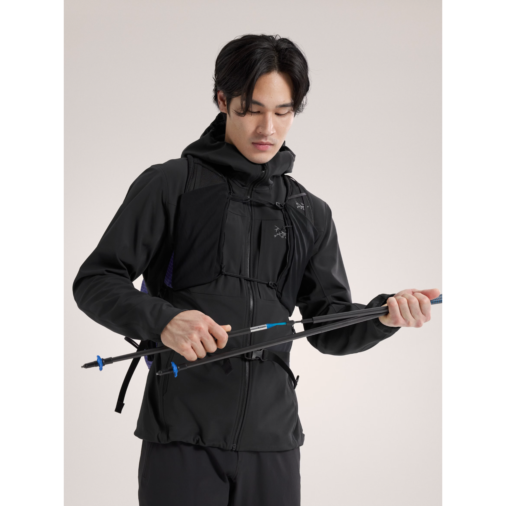Arc'teryx Men's Gamma MX Hoody - Lightweight Softshell Jacket for Hiking & Outdoor Activities - Windproof & Breathable for All-Season Wear