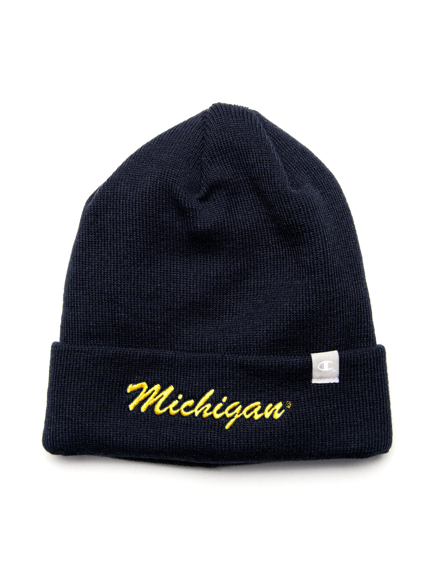 Champion Michigan Cuff Beanie - Warm Winter Knit Hat for Men & Women - Perfect for Cold Weather, Outdoor Sports & Casual Wear
