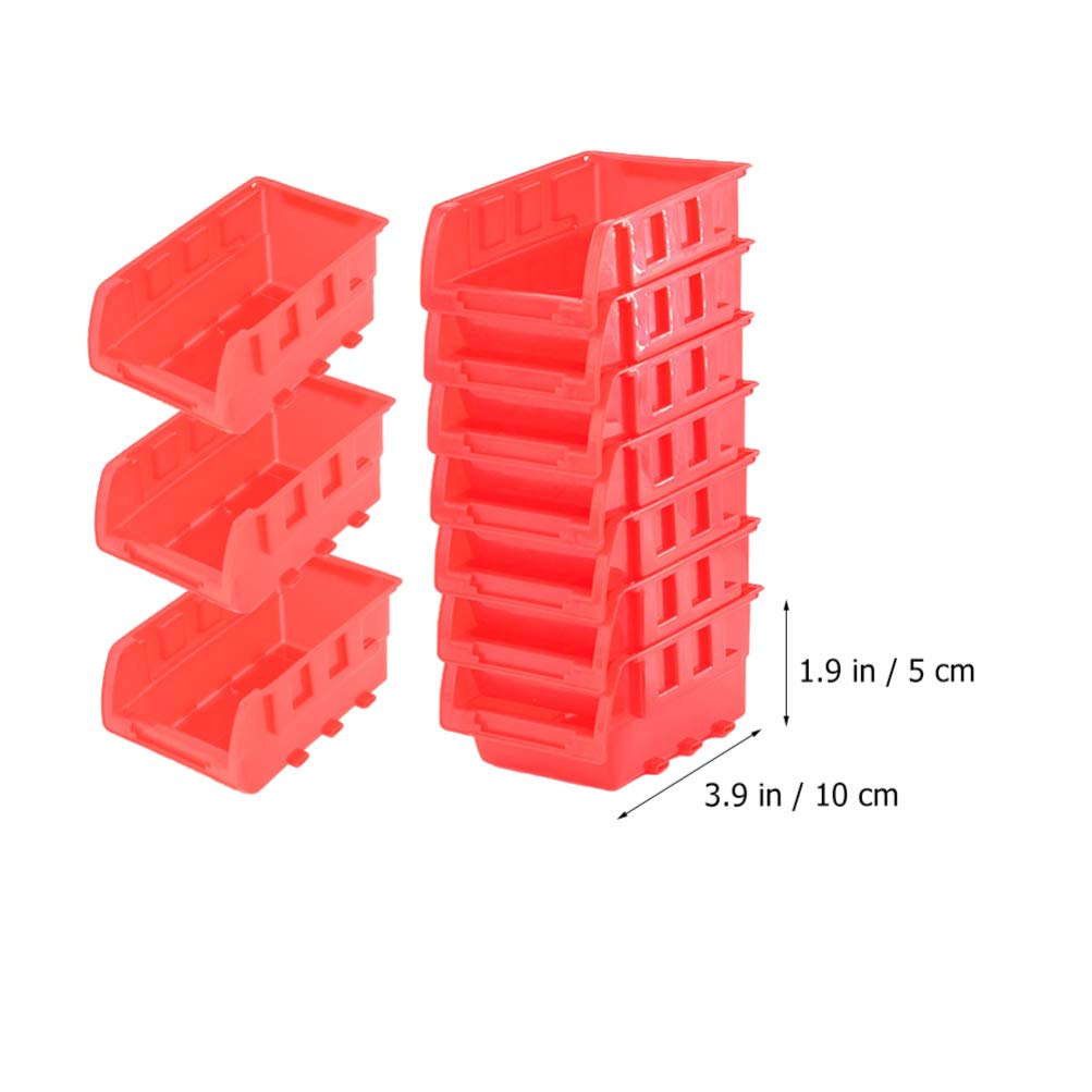 Plastic Storage Box with Oblique Design - Organizer Container for Home, Office & Craft Supplies | Durable & Stackable Storage Solution