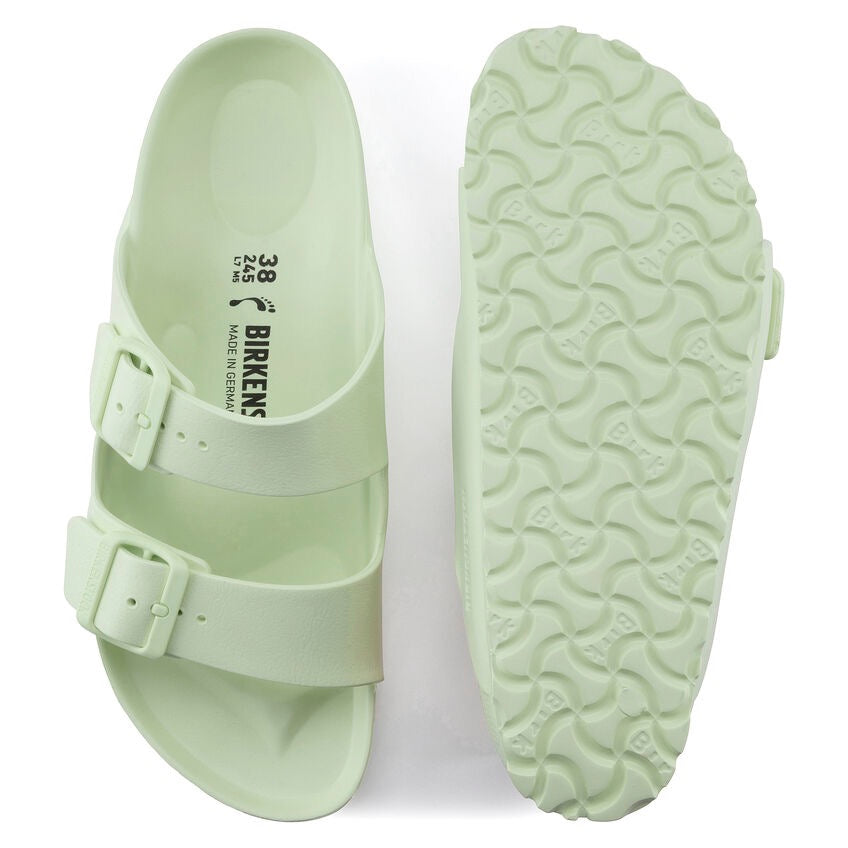Arizona EVA Sandals for Women - Lightweight Comfortable Slide Sandals in Faded Lime | Perfect for Beach, Pool, Vacation & Summer Casual Wear