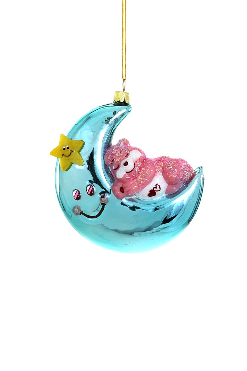 Sleepy Bear Christmas Ornament - Handmade Cute Plush Teddy Bear Tree Decoration for Holiday Home Decor, Gift for Kids & Adults - Perfect for Xmas Tree, Mantel, or Stocking Hanger