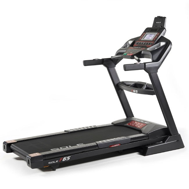 SOLE F65 Folding Treadmill for Home Gym - Quiet Motor, Cushioned Deck - Perfect for Running, Walking & Cardio Workouts at Home