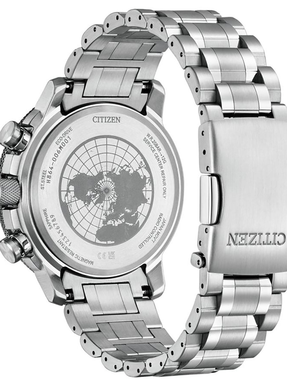 CITIZEN PROMASTER SKY Eco-Drive GEO TREKKER BY3006-53H Men's Solar-Powered Watch with Japan Movement - Perfect for Outdoor Adventures, Hiking, and Travel