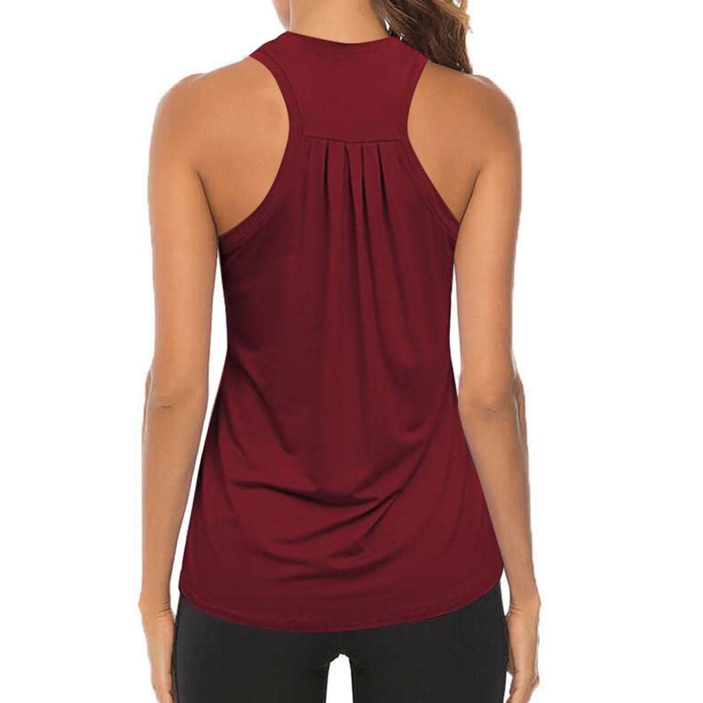 Women's Tank Tops 3-Pack - Slim Fit Racerback Cami Tops for Women | Breathable Summer Sleeveless Shirts for Workout, Yoga, Gym & Casual Wear