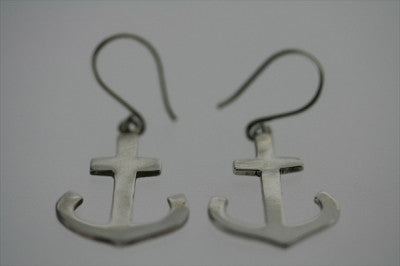 Sterling Silver Anchor Earrings for Women - Nautical Jewelry Gift for Beach Lovers & Summer Outfits