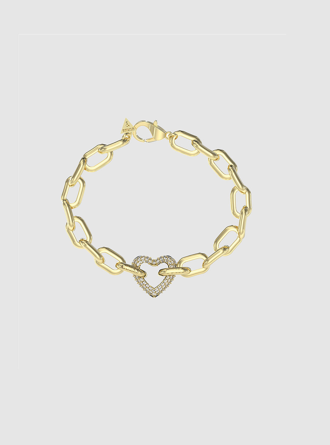 14K Gold Heart Pave Bracelet for Women - Elegant Cubic Zirconia Heart Charm Bracelet - Perfect for Valentine's Day, Anniversary & Romantic Gifts