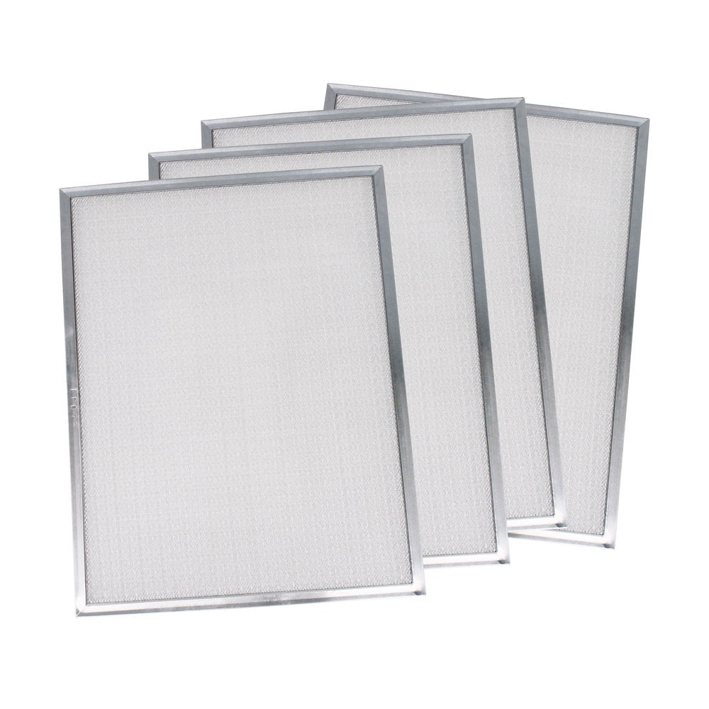 Fantech 40482 Washable Aluminum Mesh MERV 3 HRV/ERV Air Filter Kit - 15x11.5 Inches (Set of 4) for Home Ventilation & Air Purification Systems