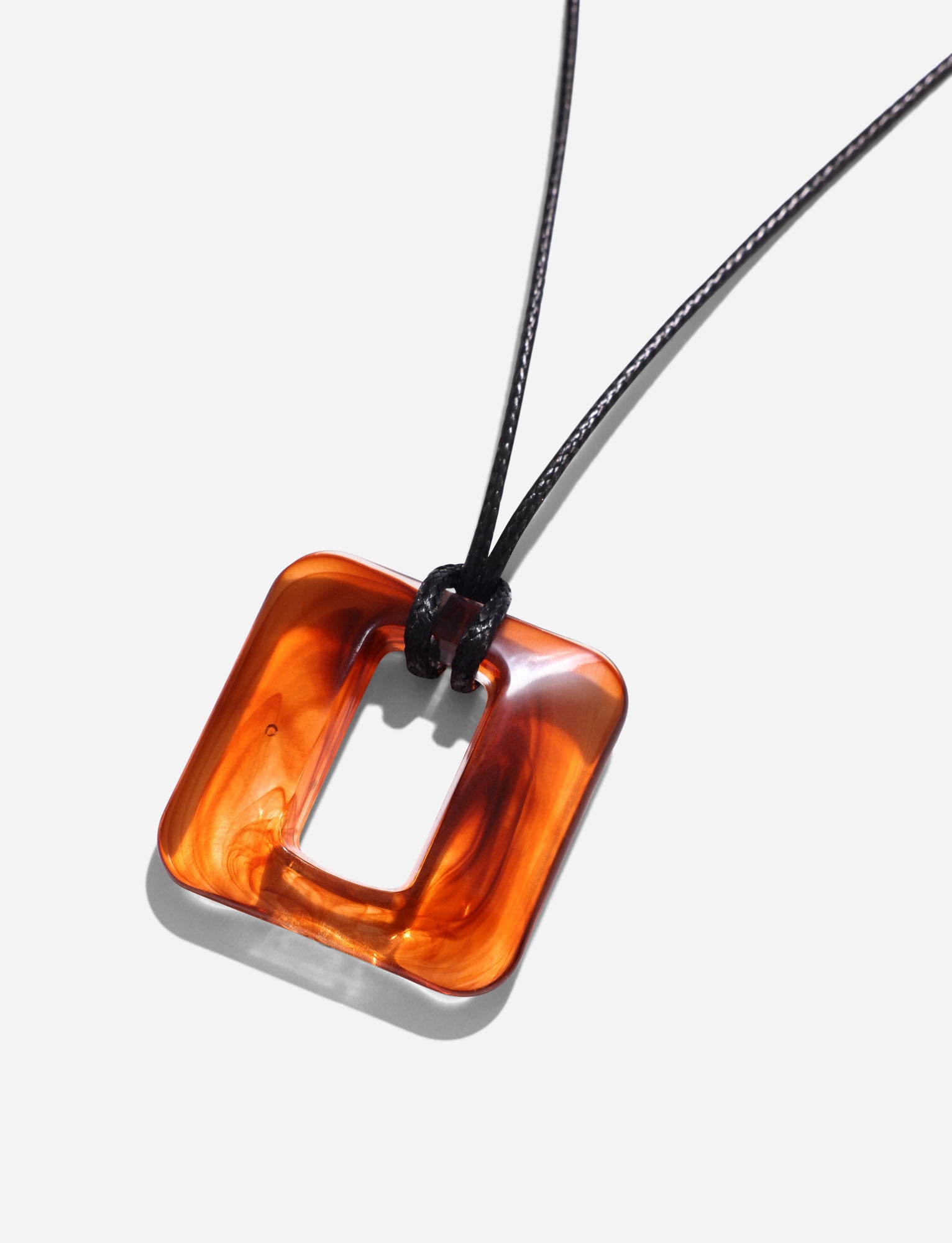 Mirren Square Pendant Necklace for Women - Elegant Brown Jewelry Gift for Her, Perfect for Parties, Weddings & Everyday Wear
