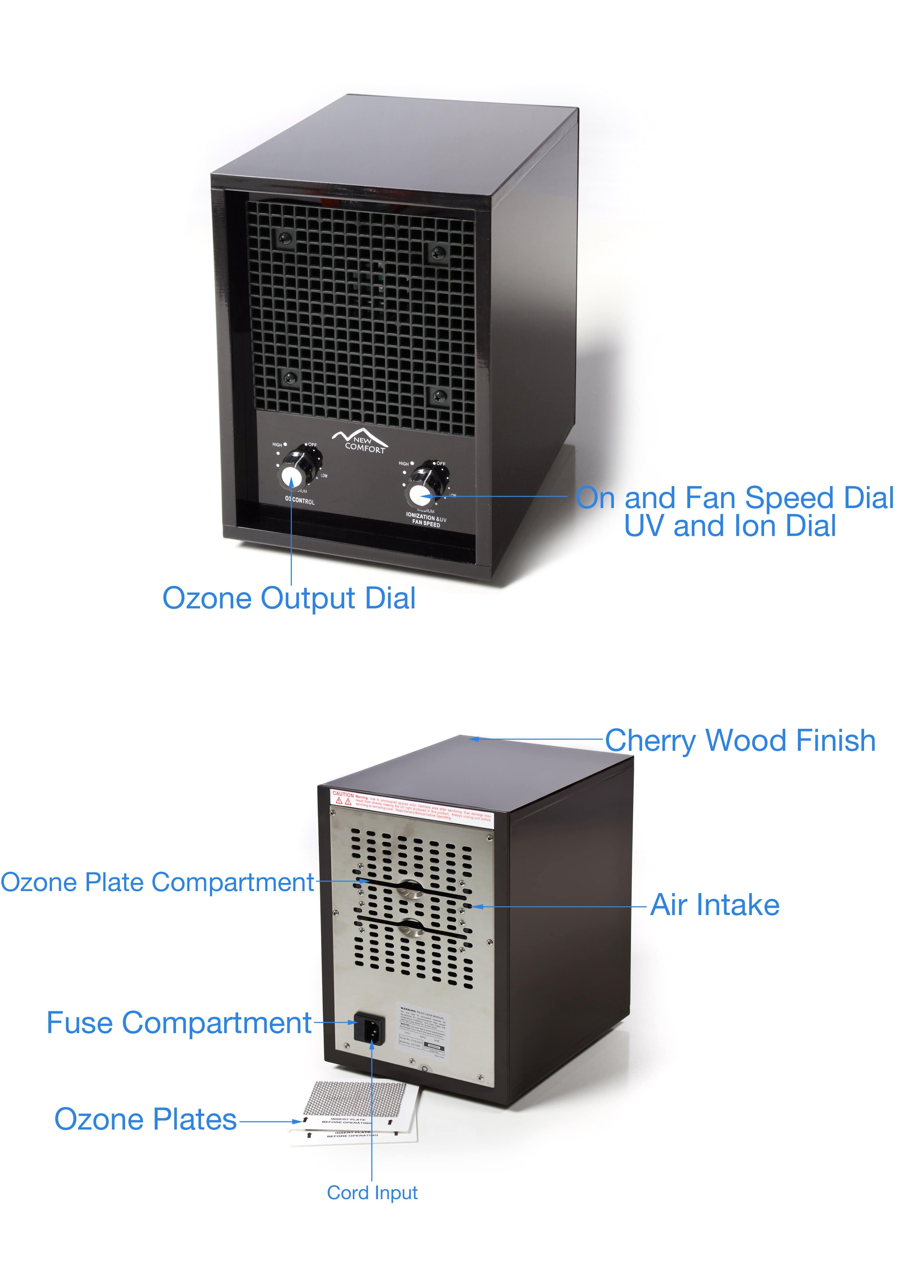 New Comfort Ozone Air Purifier - Eliminates Germs & Odors, Save 40% on Demo Unit | Perfect for Home, Office, and Basement Air Purification