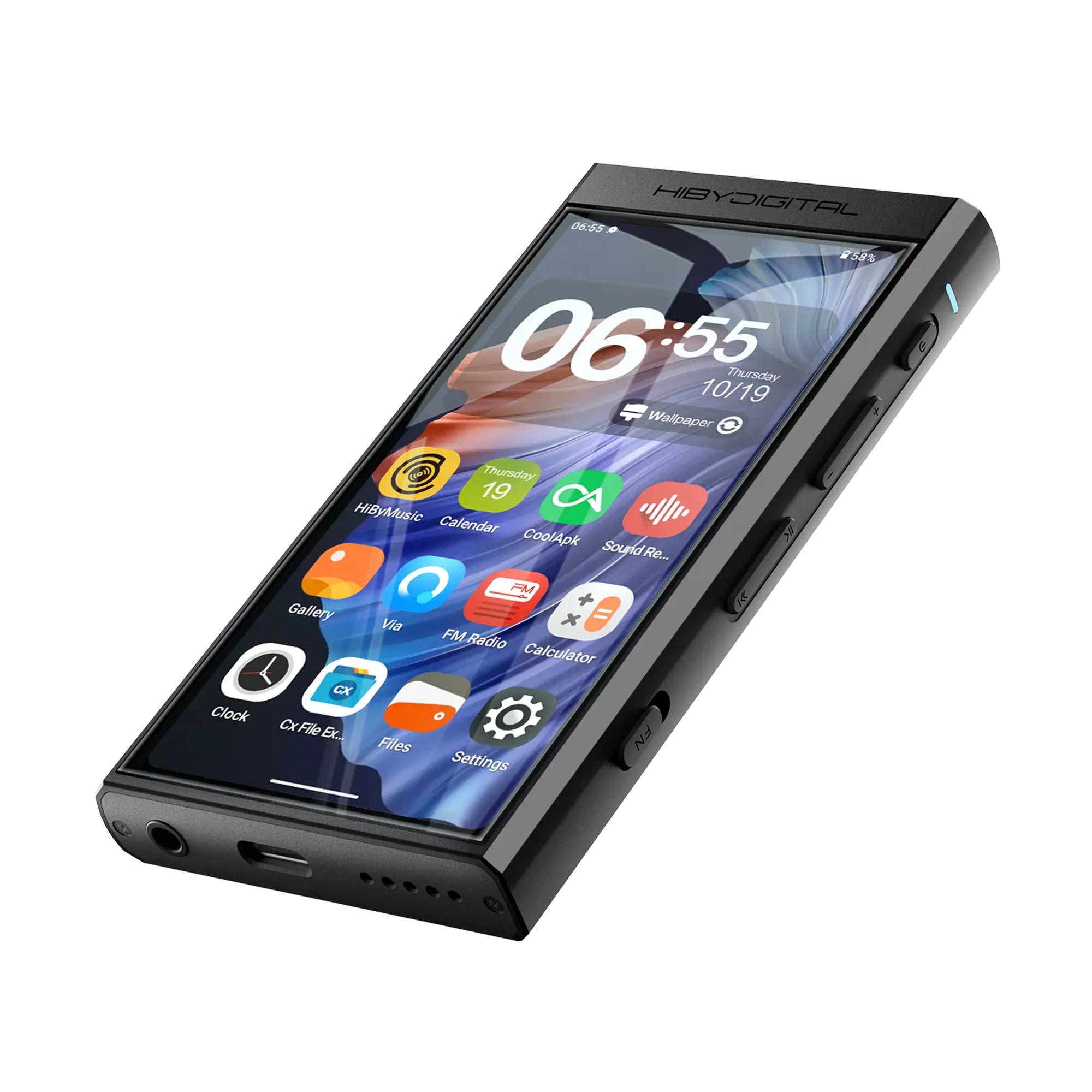 HiBy M300 Portable Android MP3 Player with Hi-Res Audio - Perfect for Commuting, Travel & Workouts