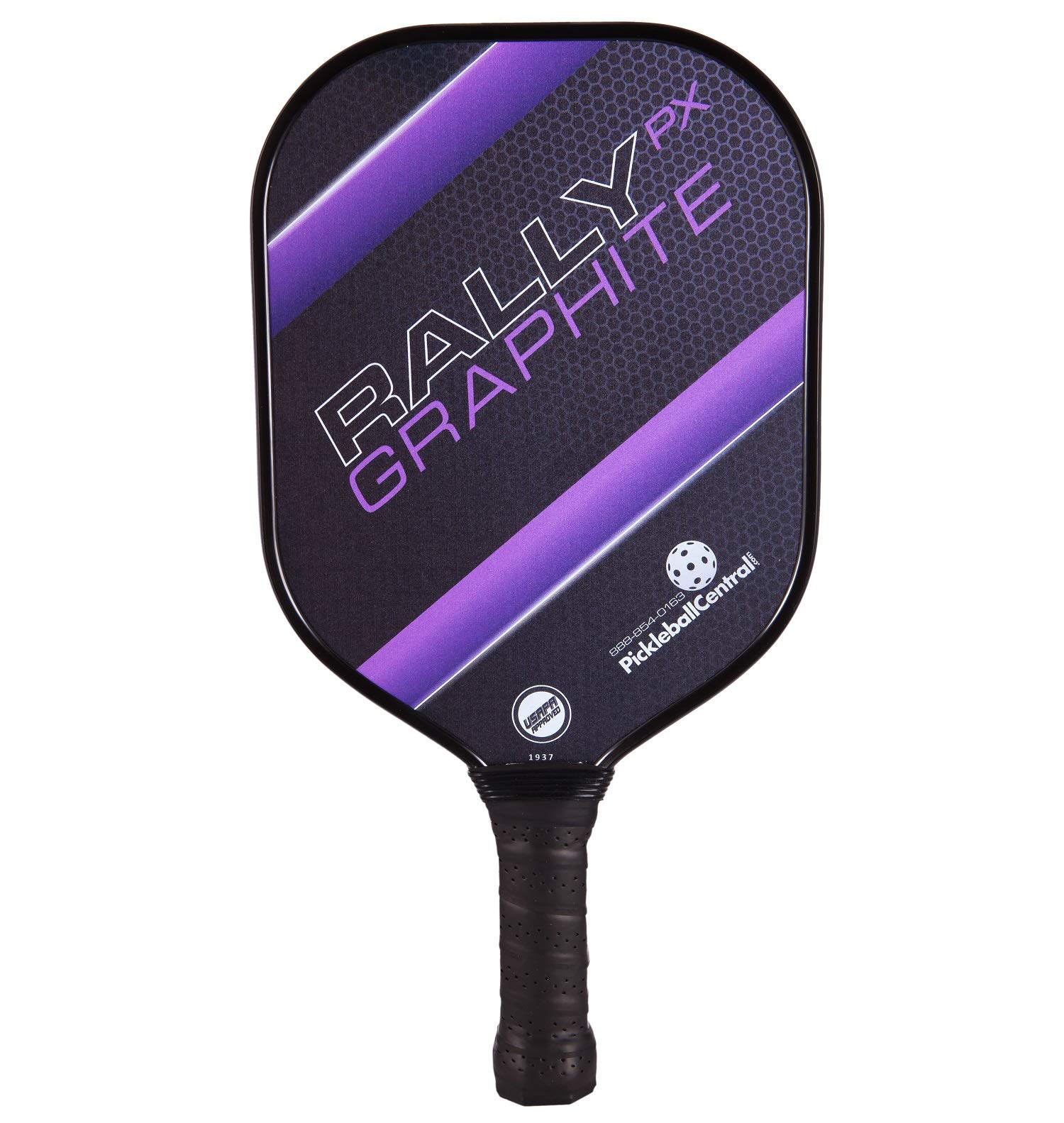 Rally NX Graphite Pickleball Paddle - USAPA Approved Lightweight Paddle with Composite Honeycomb Core & Carbon Fiber Face | Perfect for Competitive Play & Recreational Games | PickleballCentral