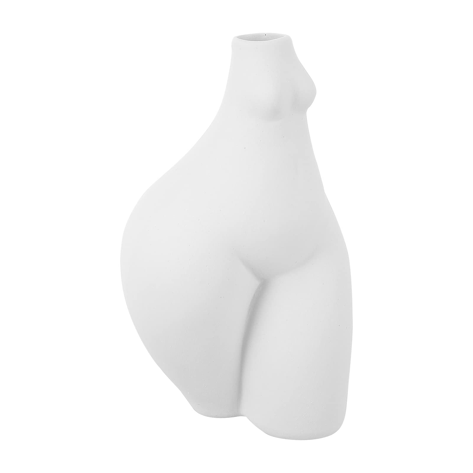 EXCEART Ceramic Body Planter Pot - Modern Boho White Flower Vase for Home Decor, Indoor Plant Pot with Unique Body Shape, Perfect for Succulents, Flowers & Boho Chic Room Decoration
