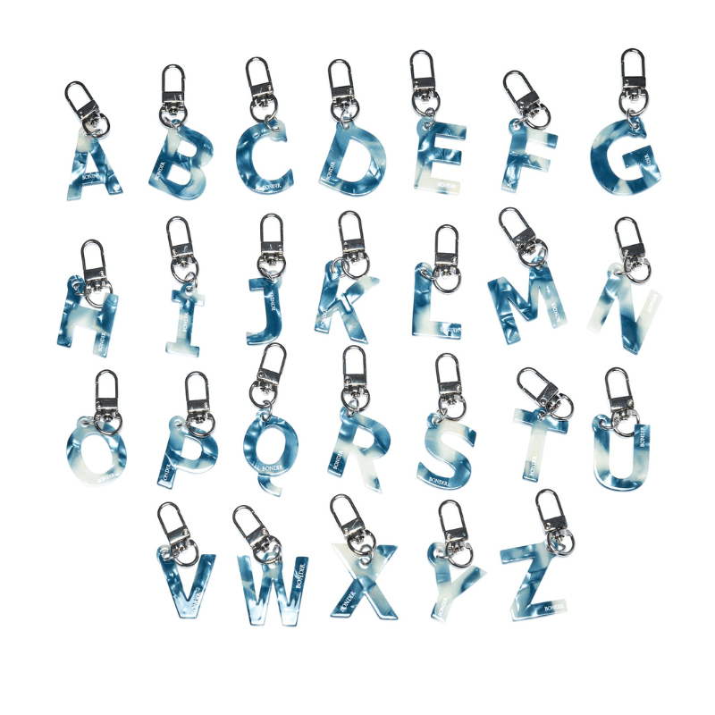 Personalized Frostique Initial Name Tag - Custom Engraved Metal ID Tag for Pets, Luggage & Backpacks - Perfect for Dog Collars, Keychains & Travel Gear Identification
