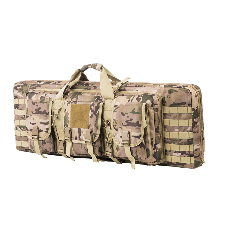Tactical Double Rifle Case - Durable Waterproof Gun Bag for Hunting & Shooting Range - Perfect for Outdoor Adventures & Firearm Storage