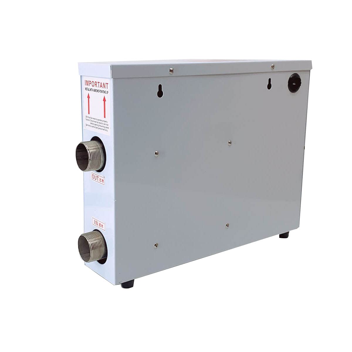 15KW Electric Pool Heater - 110V/220V Above Ground & Inground Swimming Pool Water Heater with Digital Thermostat - Perfect for Pools, Spas & Hot Tubs - Fast Heating & Energy Efficient