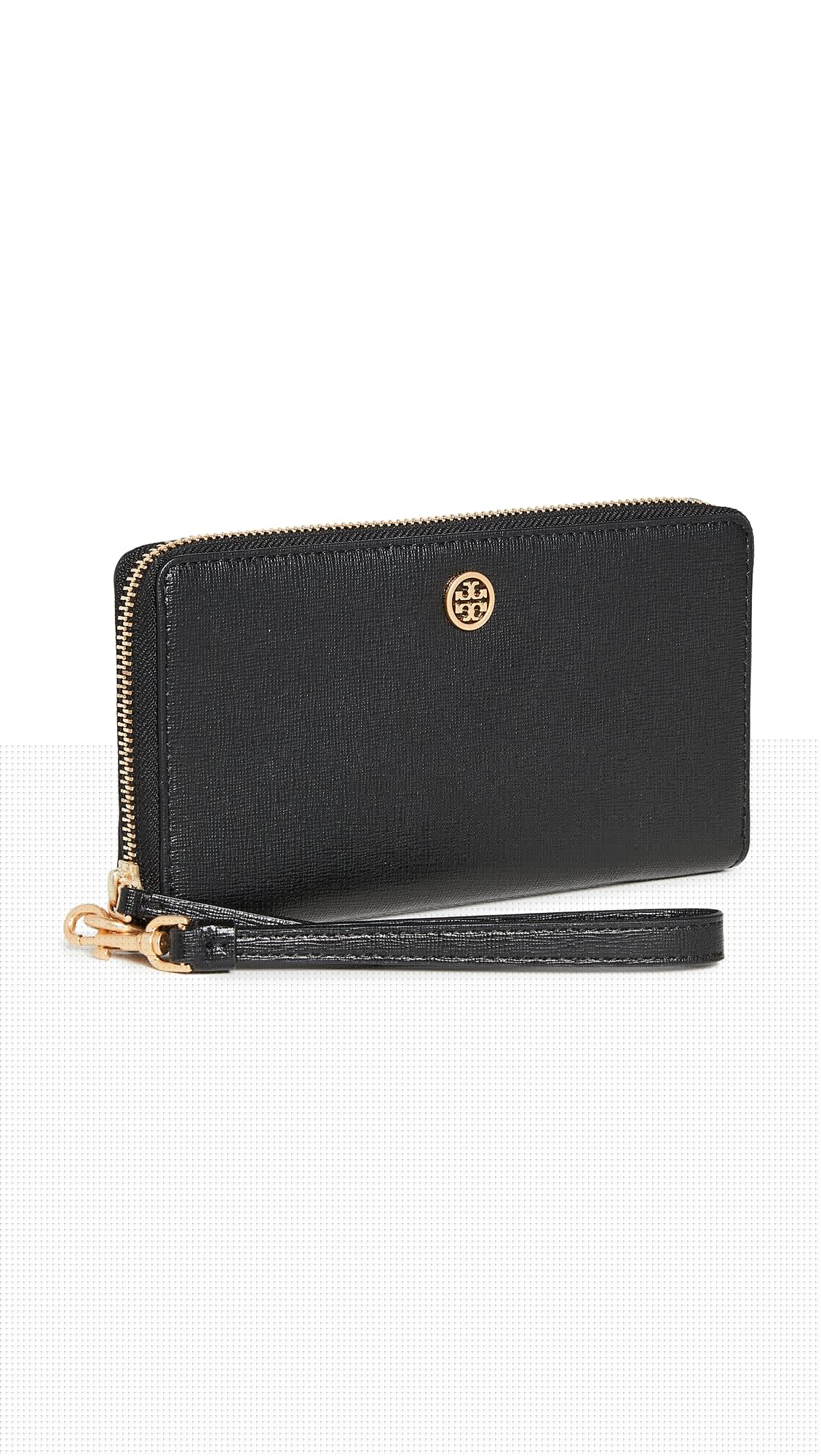 Tory Burch Women's Robinson Zip Continental Wallet - Genuine Leather Crossbody Wallet with RFID Protection for Women | Perfect for Travel, Shopping & Everyday Use