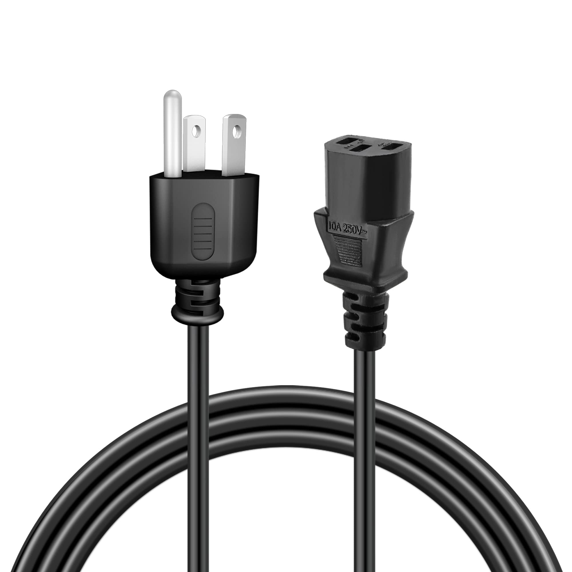 5ft AC Power Cord Replacement for Saeco Starbucks Sirena SIN 025RX Espresso Machine - NEMA 5-15P to IEC-60320 C7 Connector - Perfect for Home, Office or Coffee Shop Use