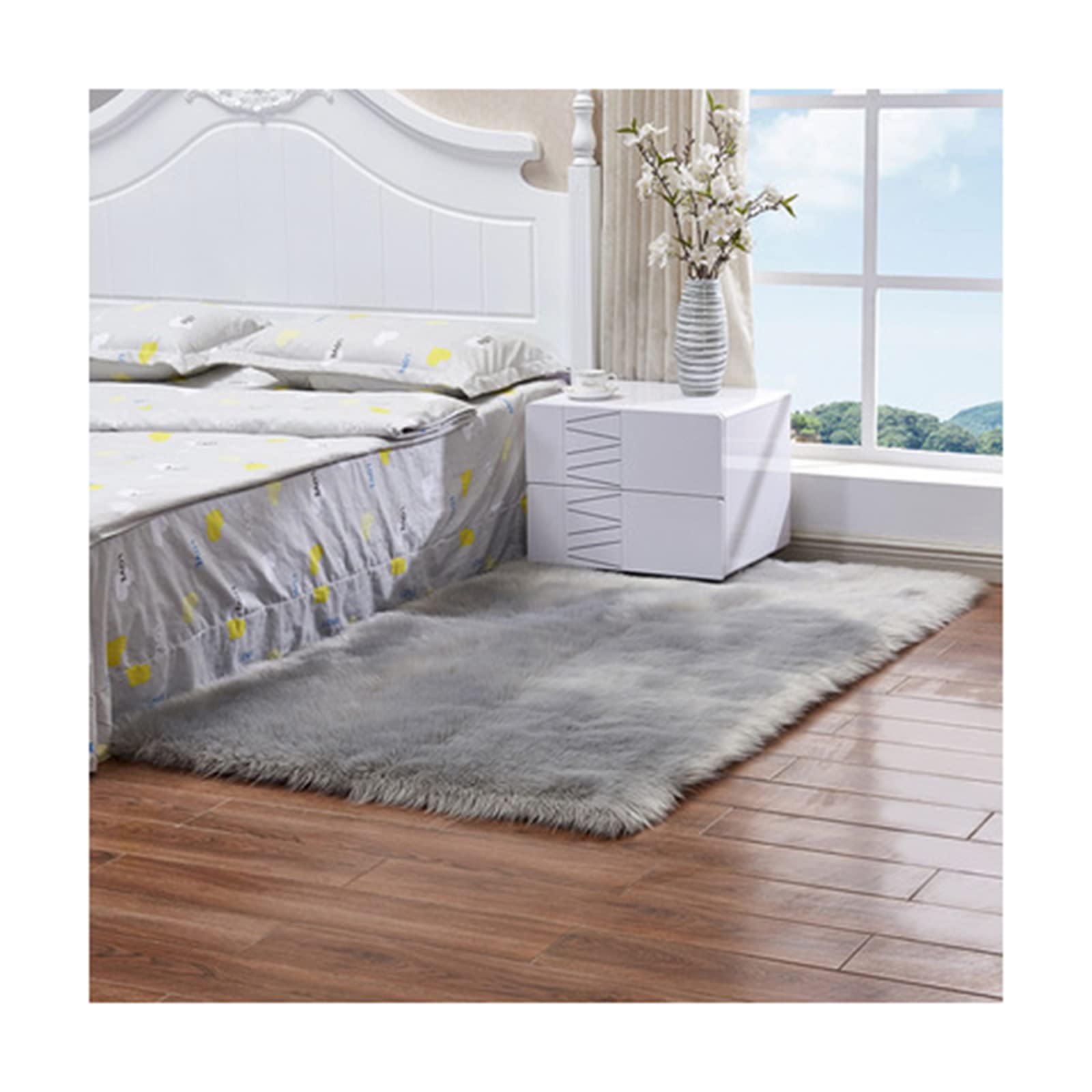 Soft Plush Sofa Carpet for Living Room & Bedroom - 100x180cm Cozy Area Rug for Bay Window, Couch, Floor Decor (Style 1) - Perfect for Home Comfort, Relaxation & Interior Design