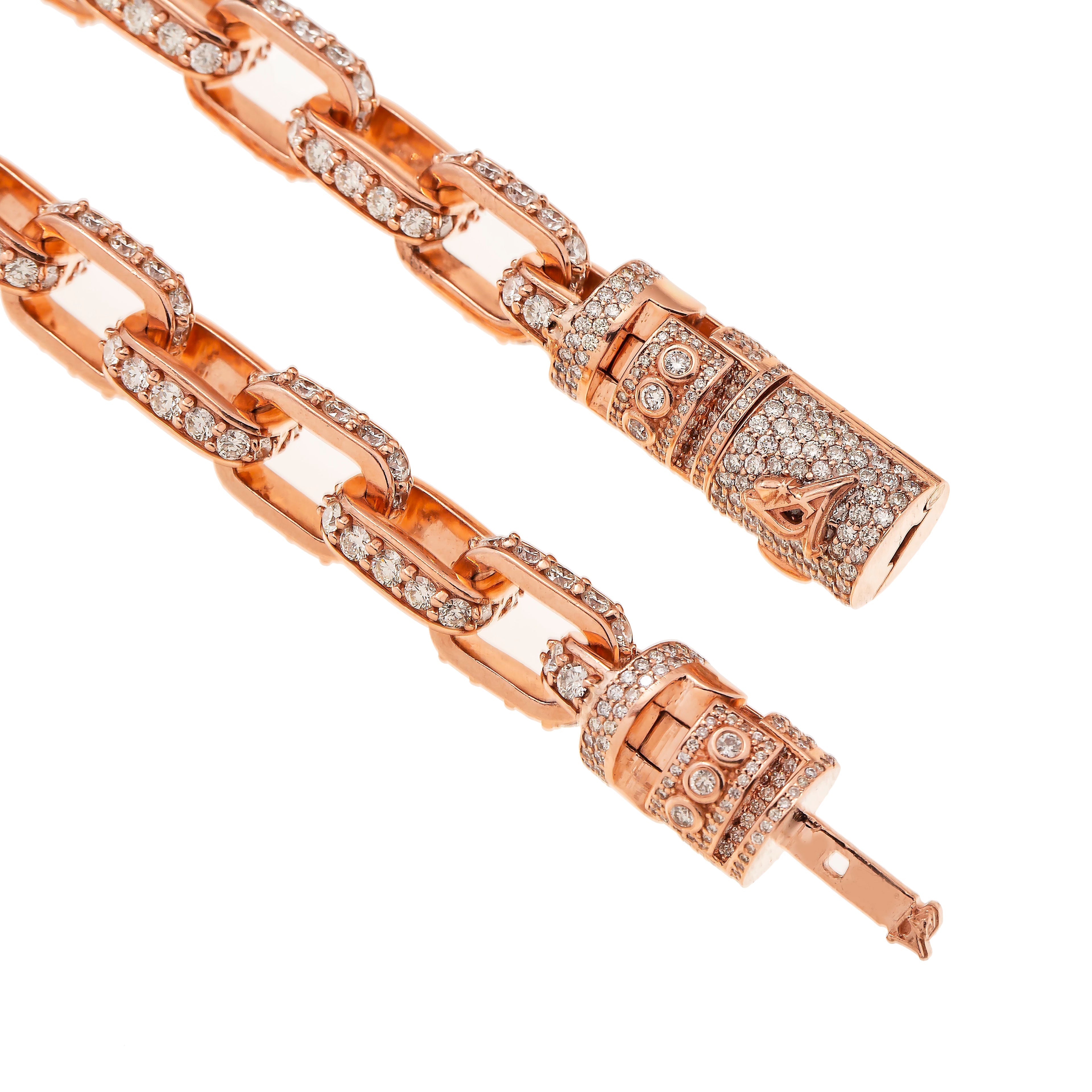 14K Solid Gold Hermes Link Chain Necklace - 40.7 Carat Total Weight - Elegant Jewelry for Women, Perfect for Parties, Weddings & Special Occasions