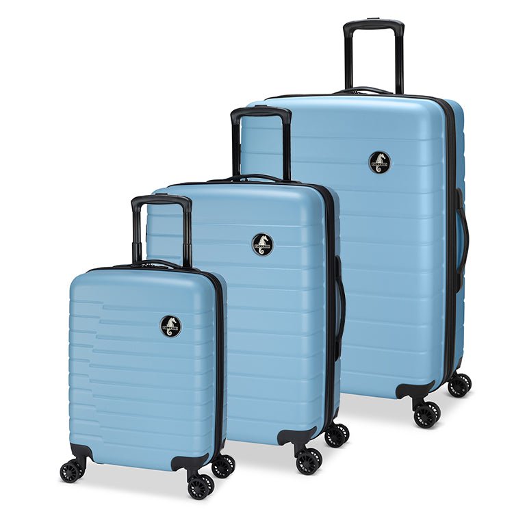 Atlantic Riptide Spinner 3-Piece Luggage Set - Lightweight Spinner Suitcase with 360° Wheels for Travel, Business Trips & Vacations | Carry-On, Medium & Large Luggage Combo