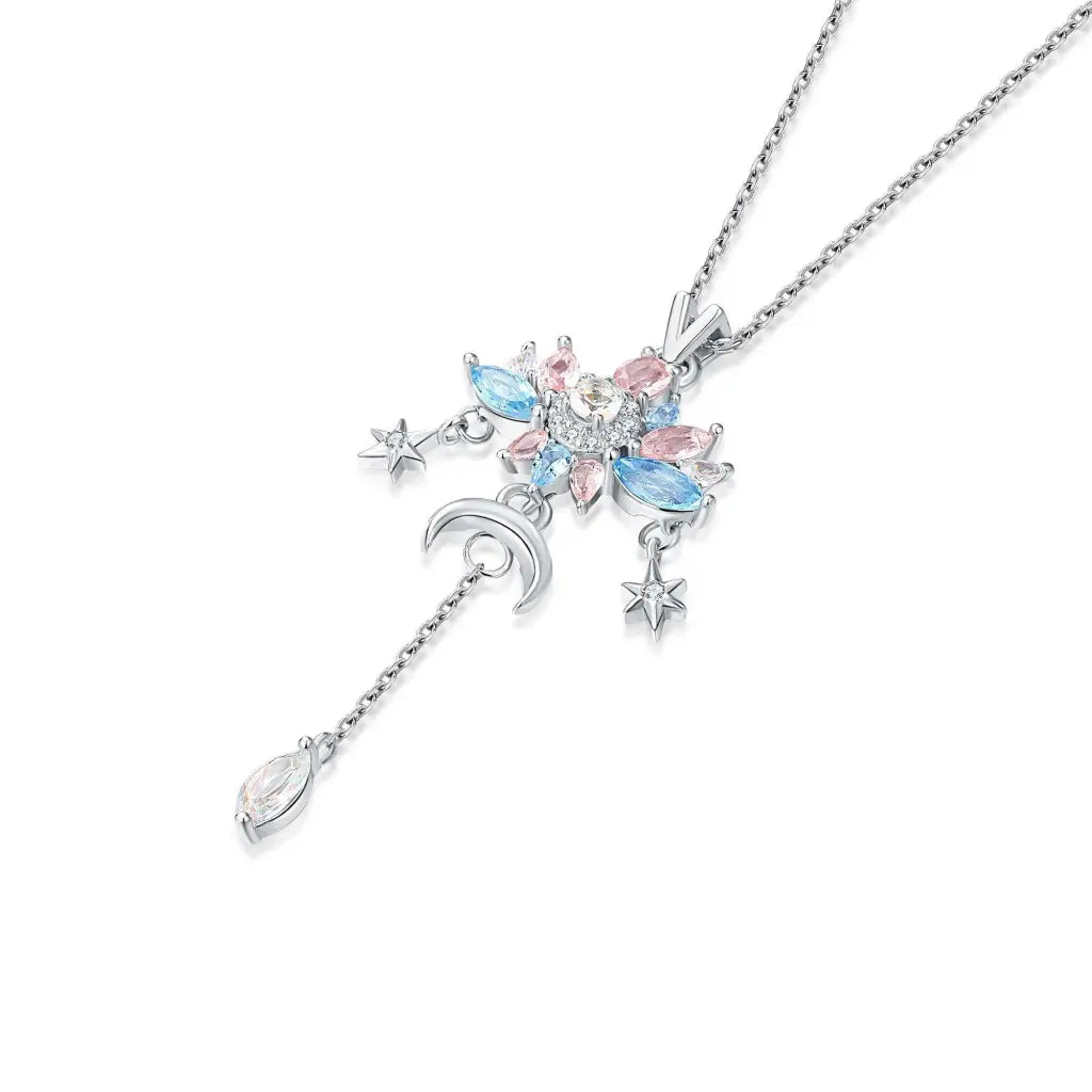 925 Sterling Silver Crystal Pendant Necklace for Women - Elegant Jewelry Gift for Birthday, Anniversary & Special Occasions
