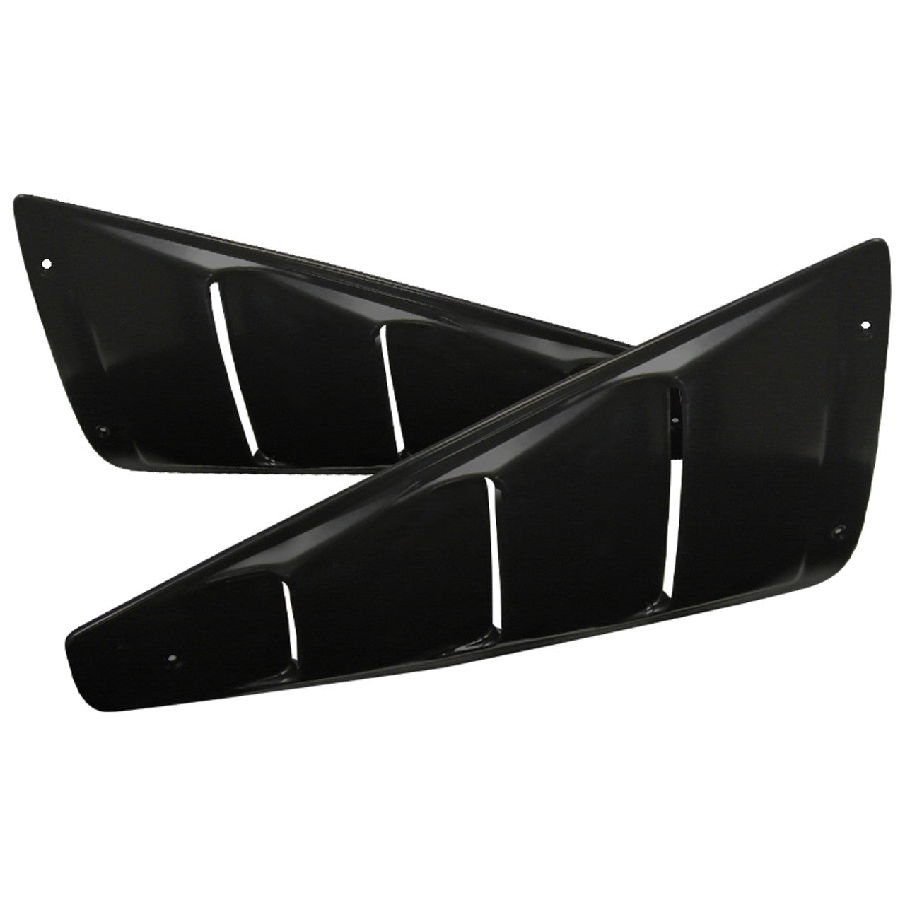 Spec D Side Window Louvers #WLUQ MST05A - Unpainted Acrylic Visor Style Window Scoop for 2005-2014 Ford Mustang | Enhances Style & Aerodynamics for Sports Car Enthusiasts