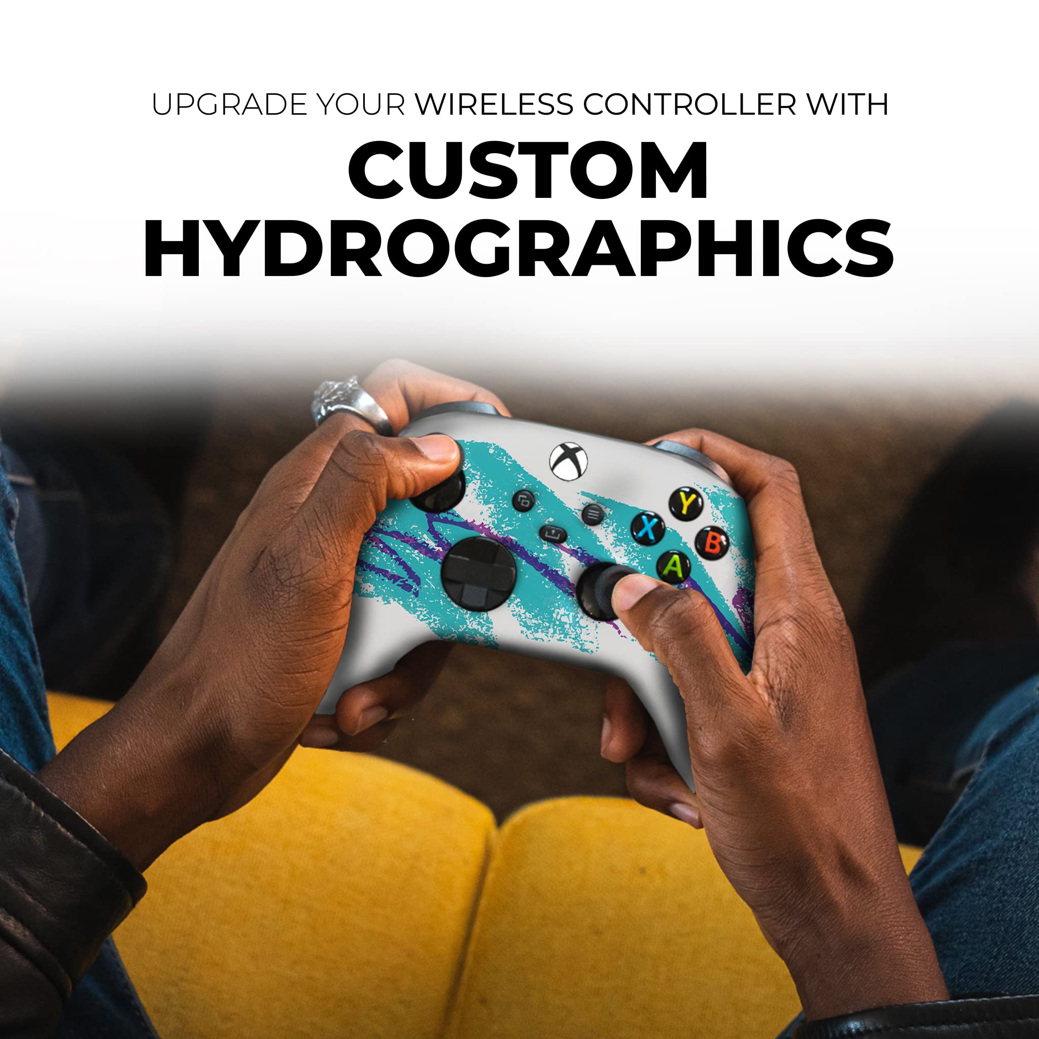 DreamController 90'S Cup Custom Wireless Xbox Controller - Compatible with Xbox One & Xbox Series X/S - Permanently Hydro-Dipped in USA (Not Just a Skin) - Modded for Enhanced Gaming - Perfect for Retro Gaming Enthusiasts & Collectors